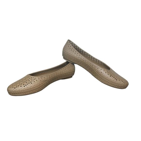 Okabashi Women's Samantha Ballet Flats Shoes 10 Toffee Jelly‎ Perforated Comfort - Picture 1 of 11